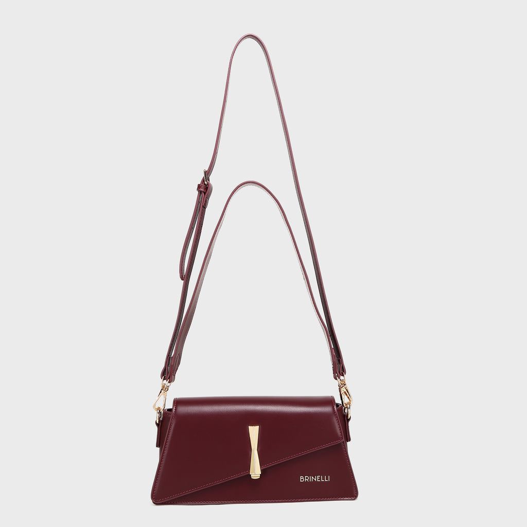 Brinelli Kestrel Crossbody Shoulder Bag Wine