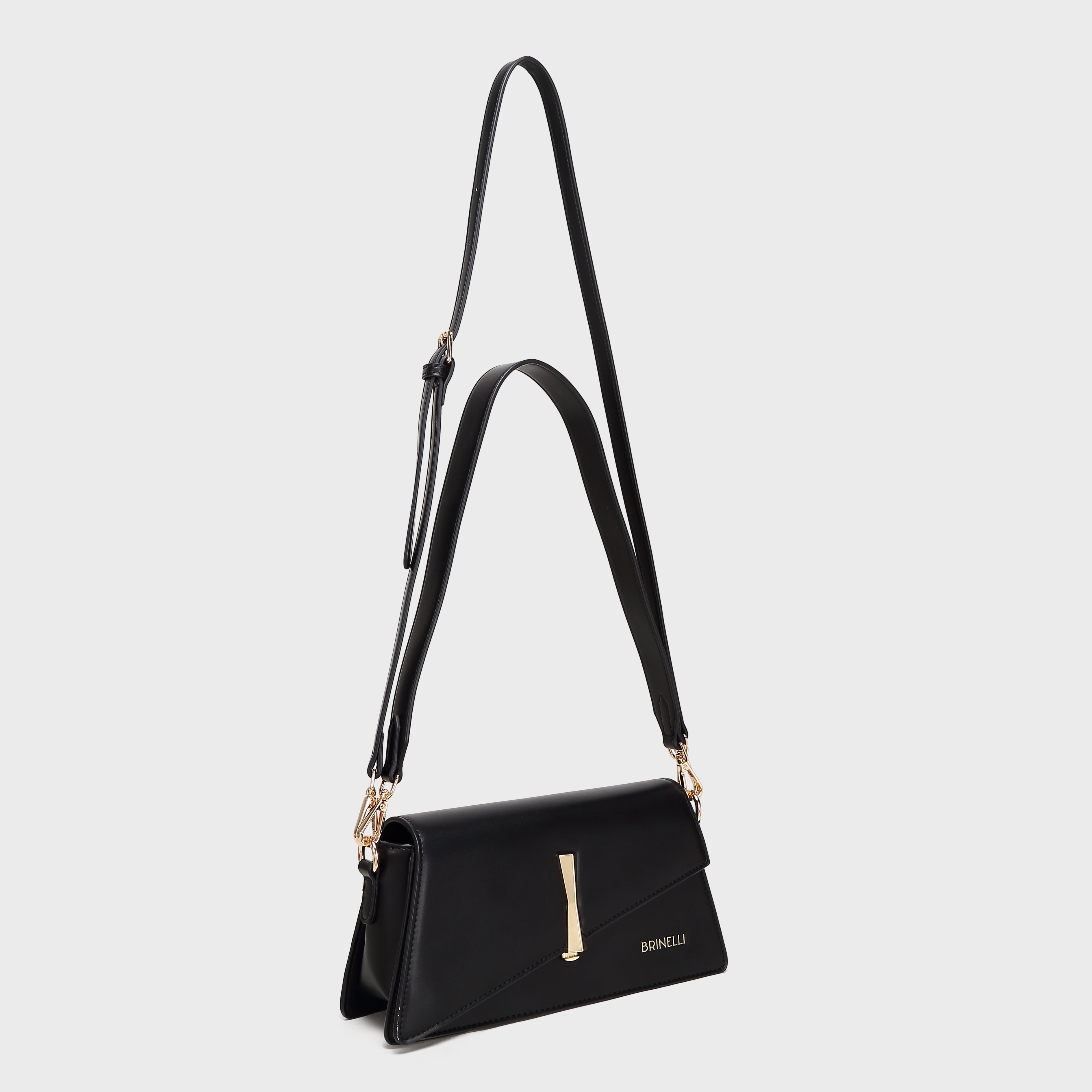 Brinelli Kestrel Crossbody Shoulder Bag Black