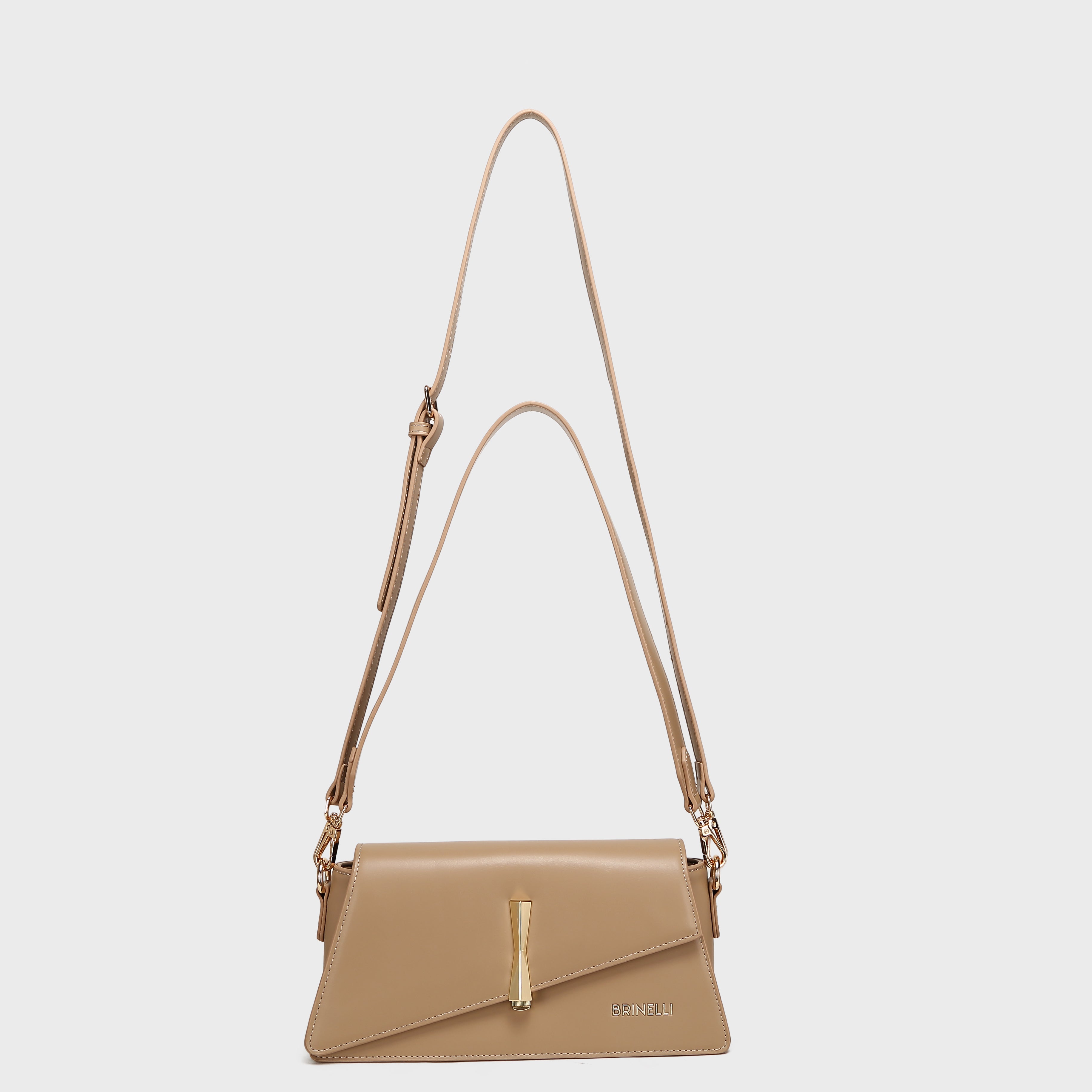 Brinelli Kestrel Crossbody Shoulder Bag Beige