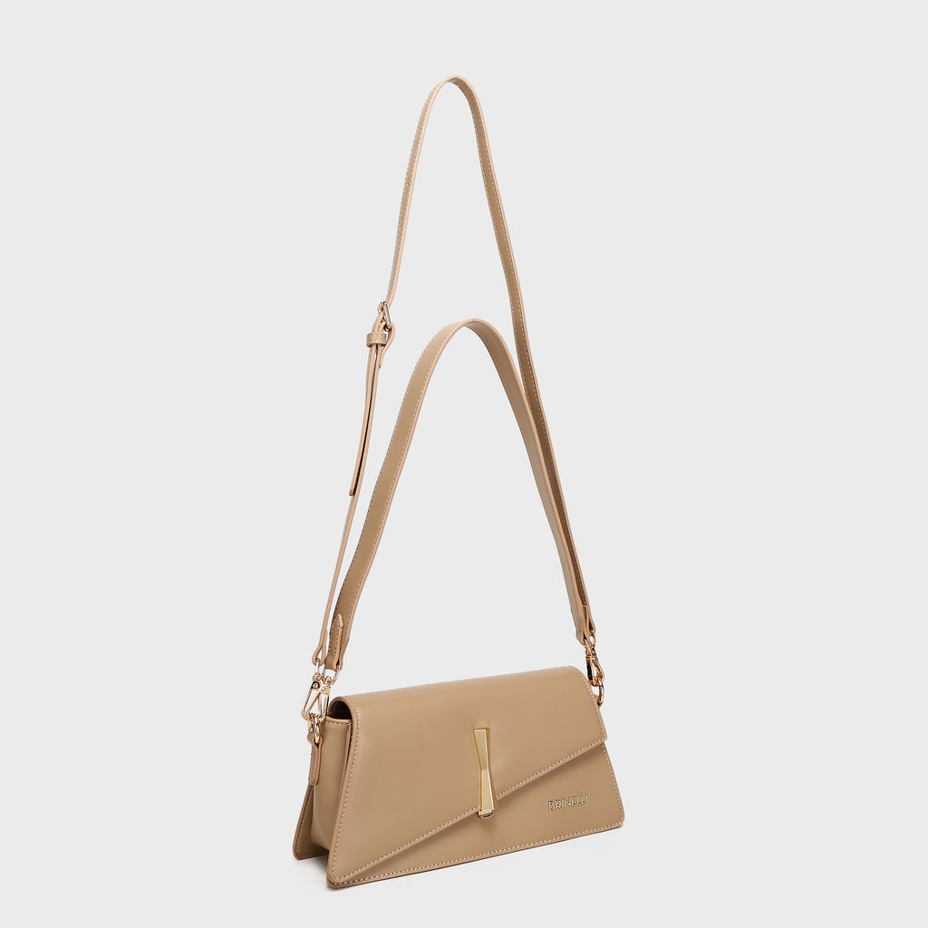 Brinelli Kestrel Crossbody Shoulder Bag Beige