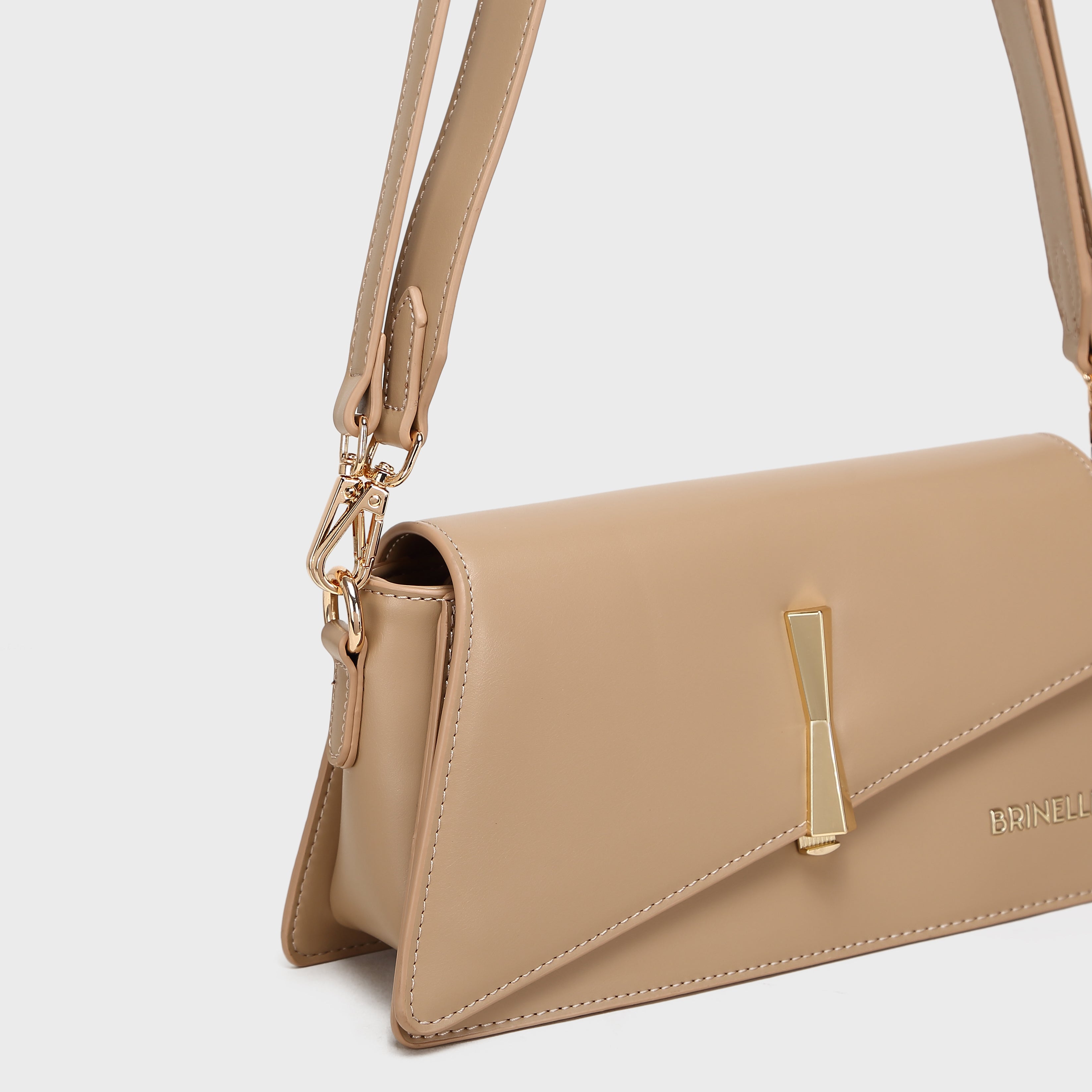 Brinelli Kestrel Crossbody Shoulder Bag Beige