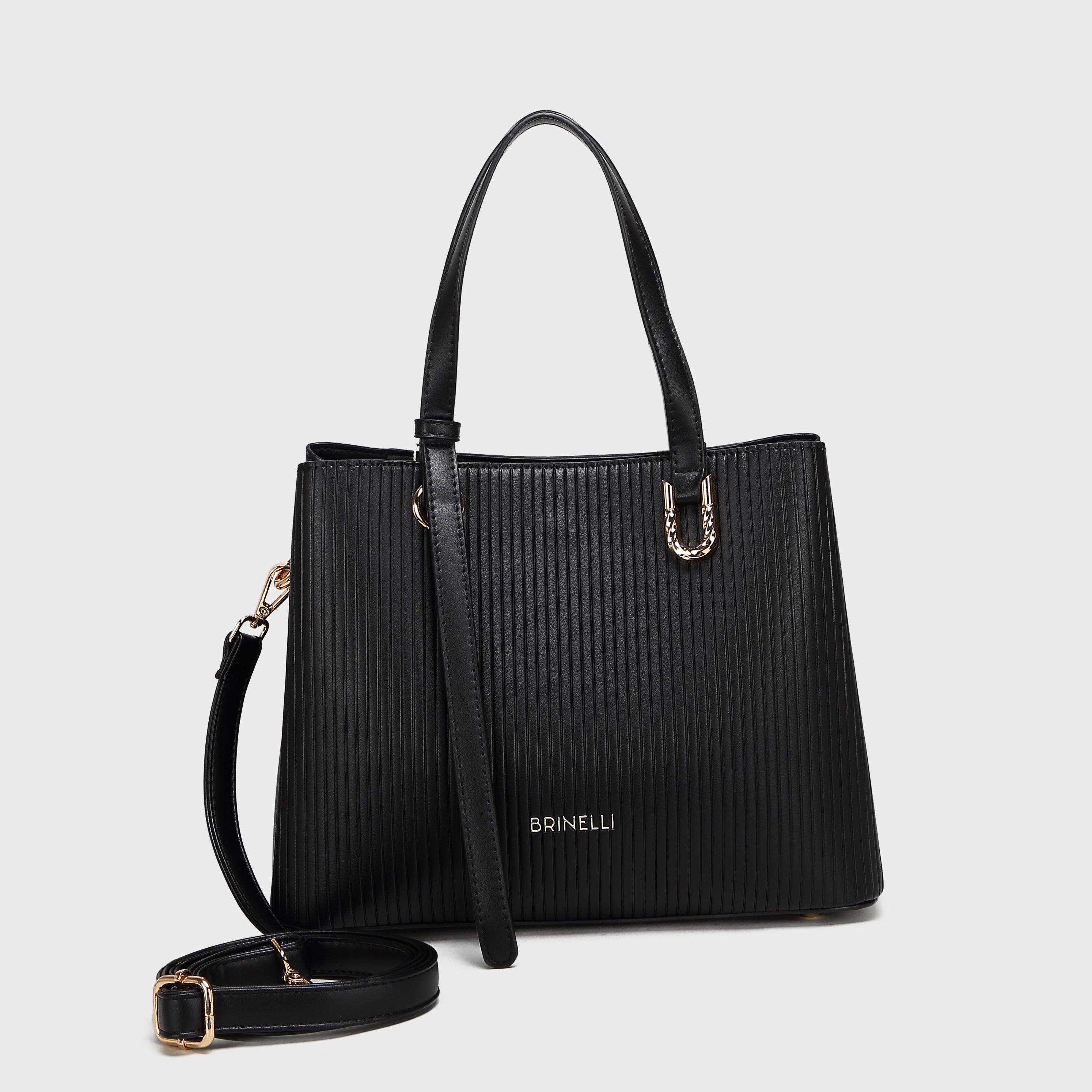 Brinelli Duchess   Structured Tote bag Black