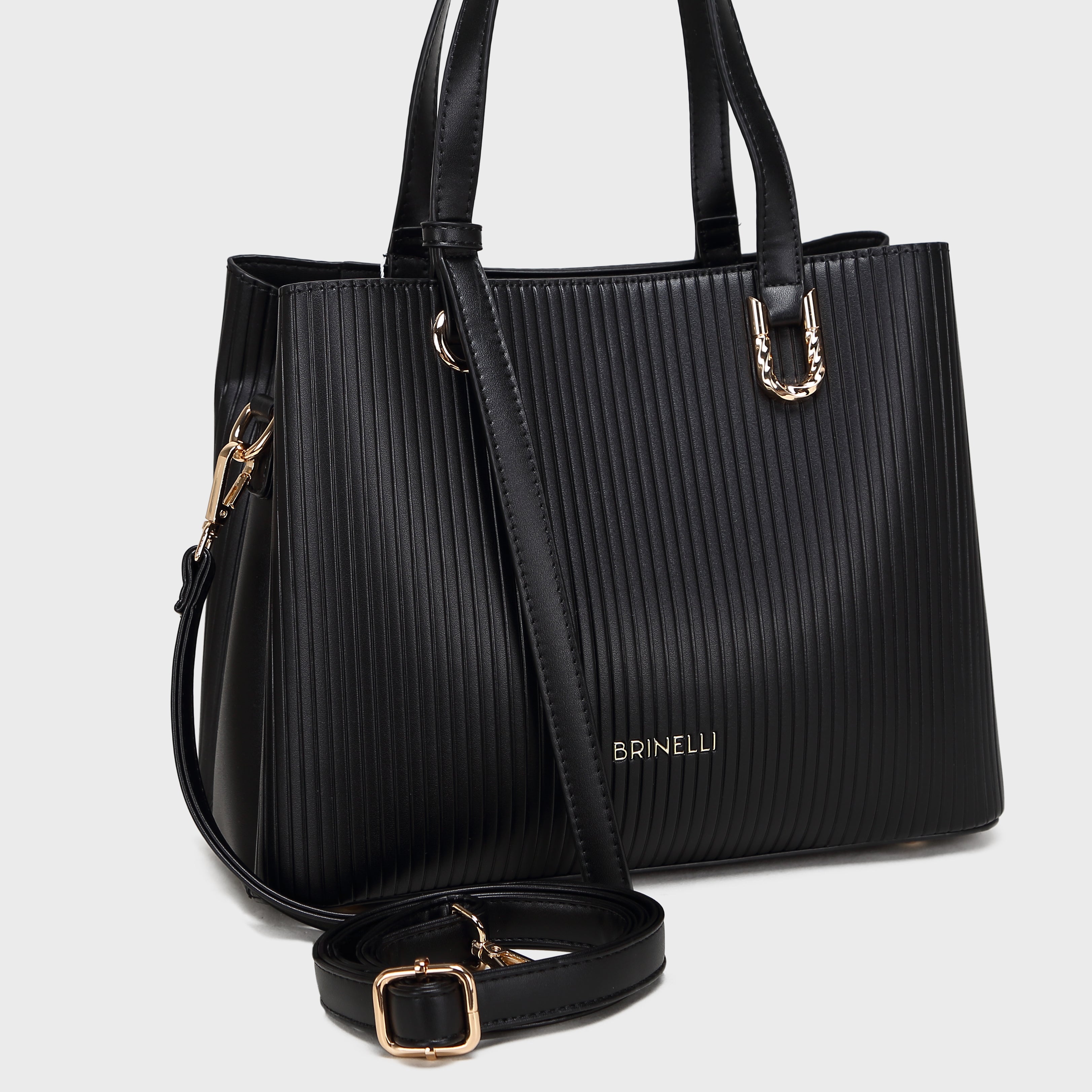 Brinelli Duchess   Structured Tote bag Black