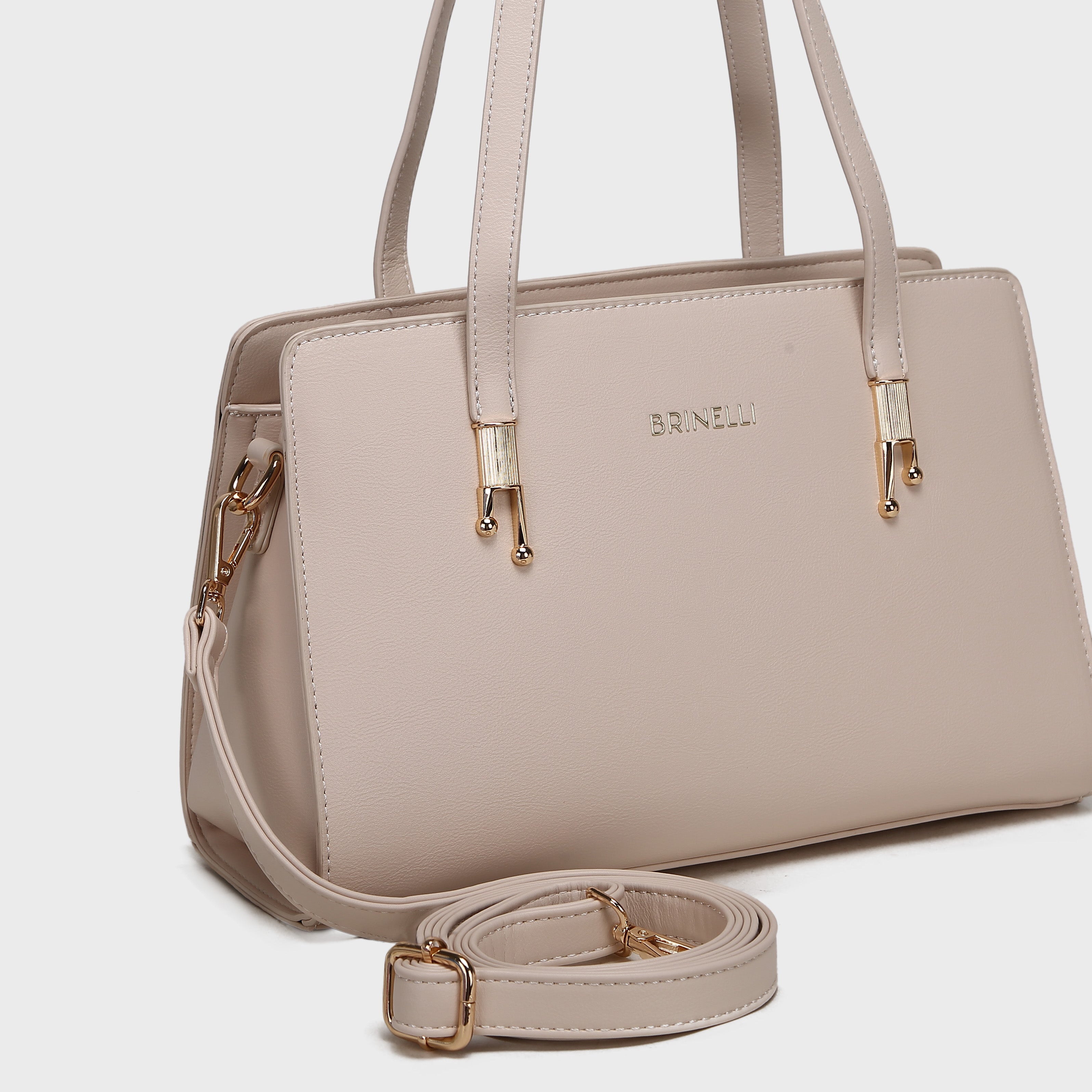 Brinelli Valeria Crossbody Shoulder Bag Ivory White