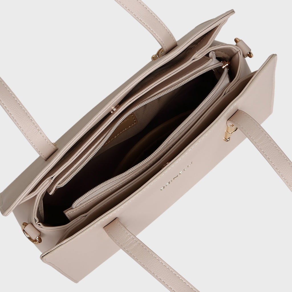 Brinelli Valeria Crossbody Shoulder Bag Ivory White