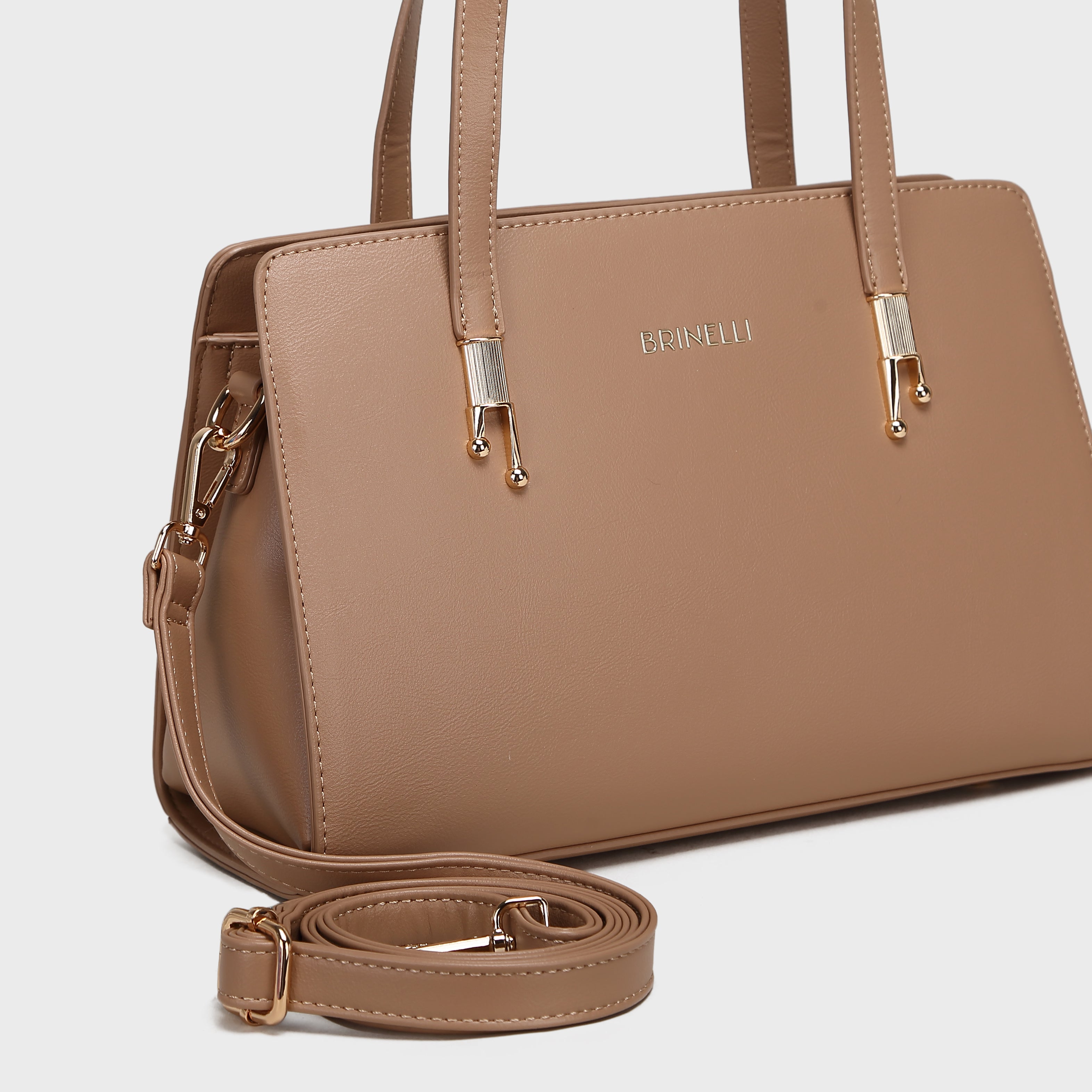 Brinelli Valeria Crossbody Shoulder Bag Tan