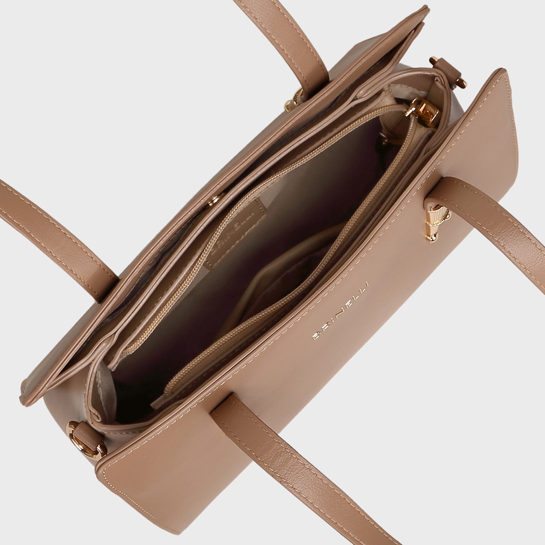 Brinelli Valeria Crossbody Shoulder Bag Tan