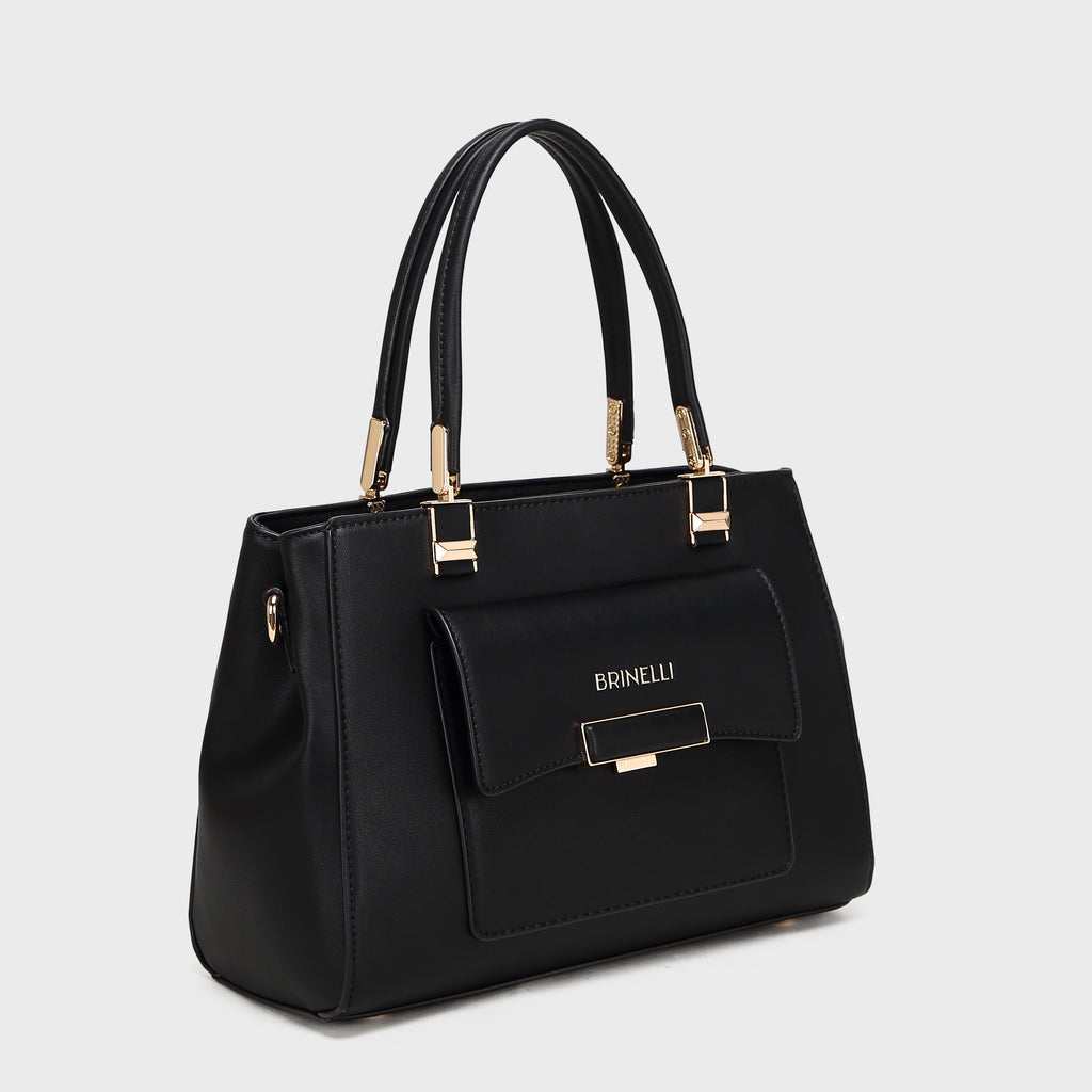 Brinelli Twofold Shoulder Tote Bag Black