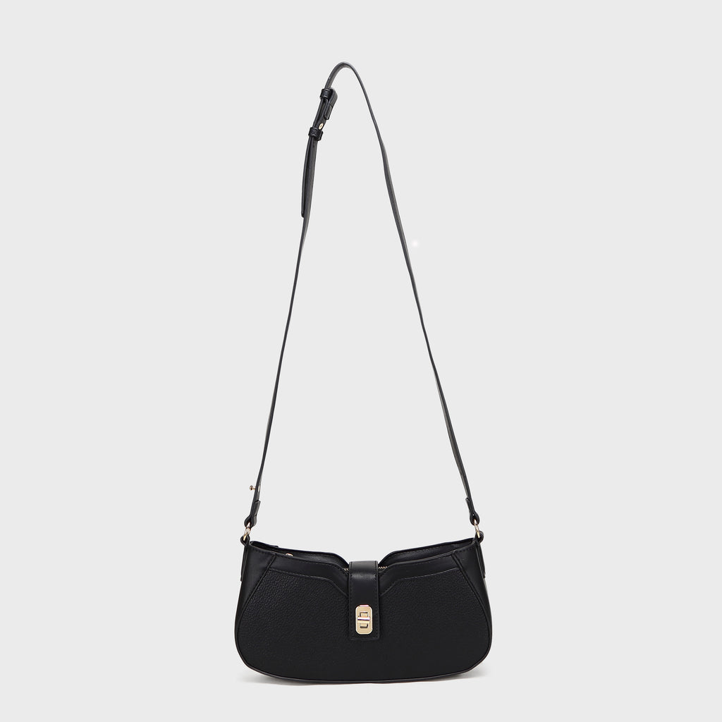 Brinelli Verona  Crossbody Shoulder Bag Black/Black