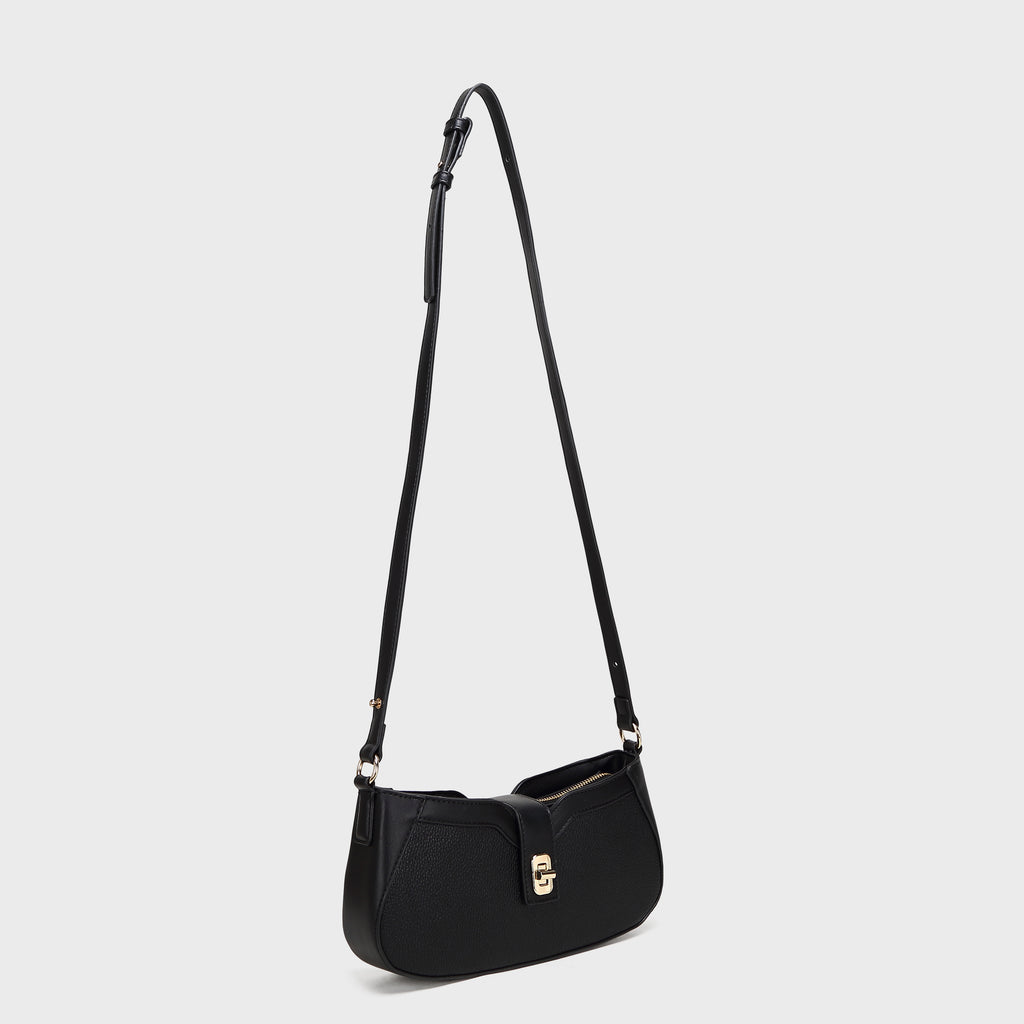 Brinelli Verona  Crossbody Shoulder Bag Black/Black
