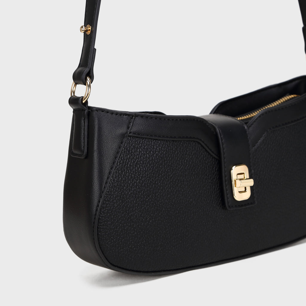 Brinelli Verona  Crossbody Shoulder Bag Black/Black