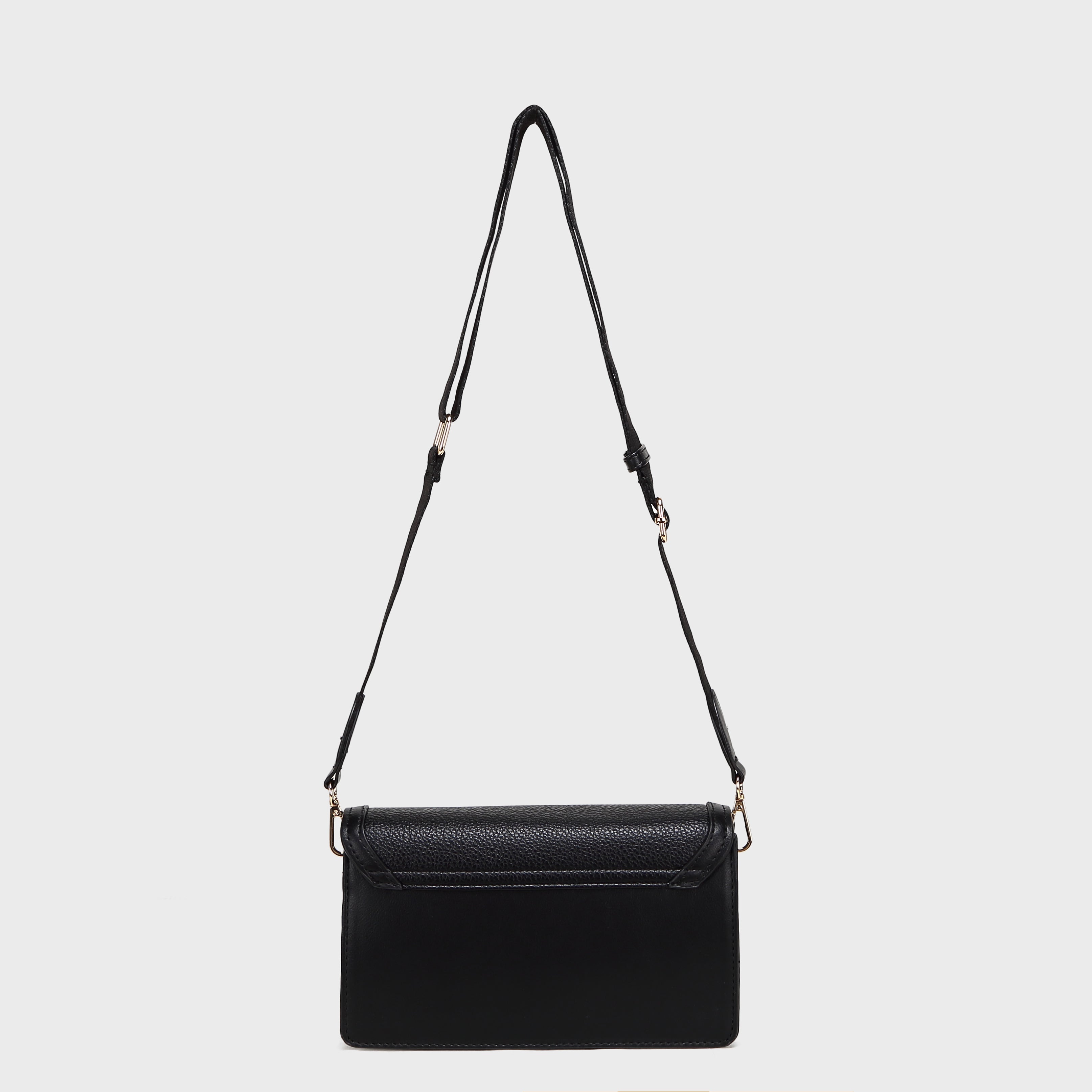 Brinelli Ava Shoulder Crossbody Bag Black/Black