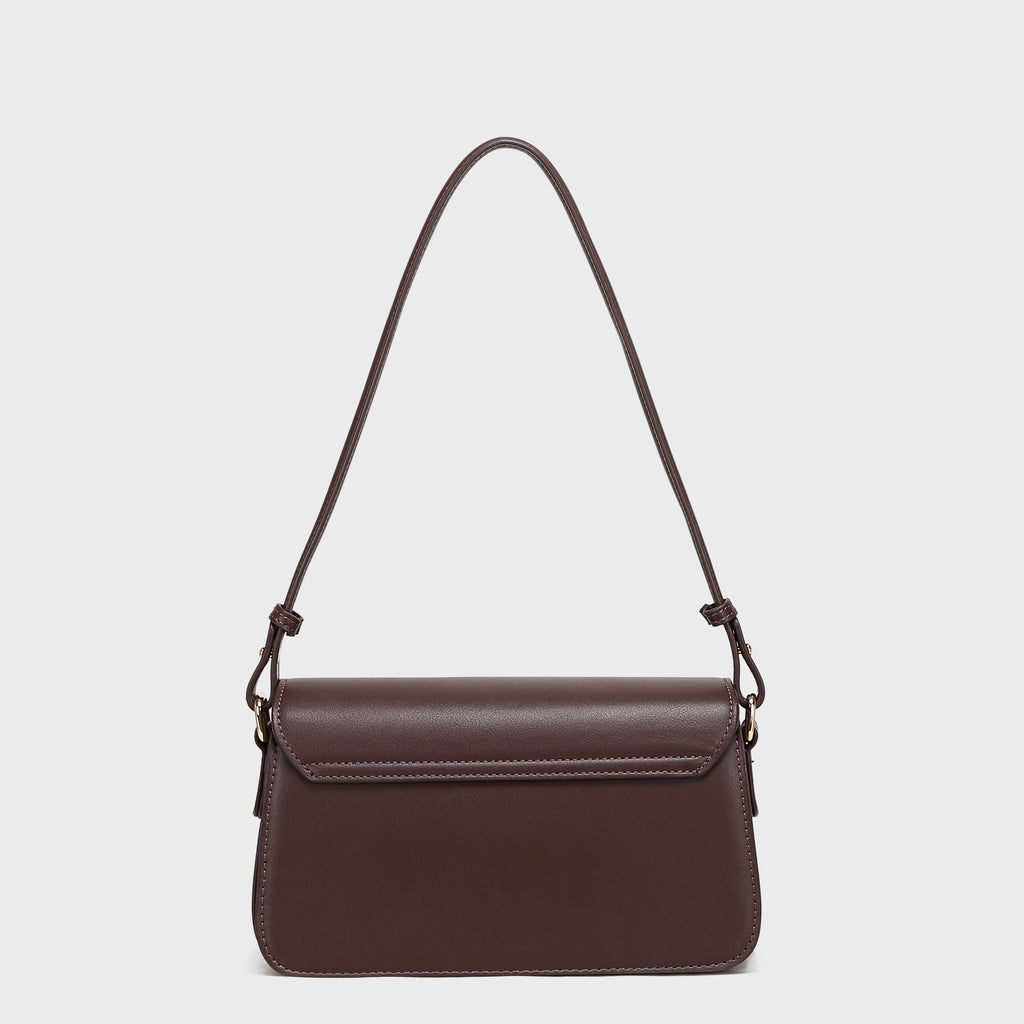 Brinelli Linea Shoulder Crossbody Bag Brown