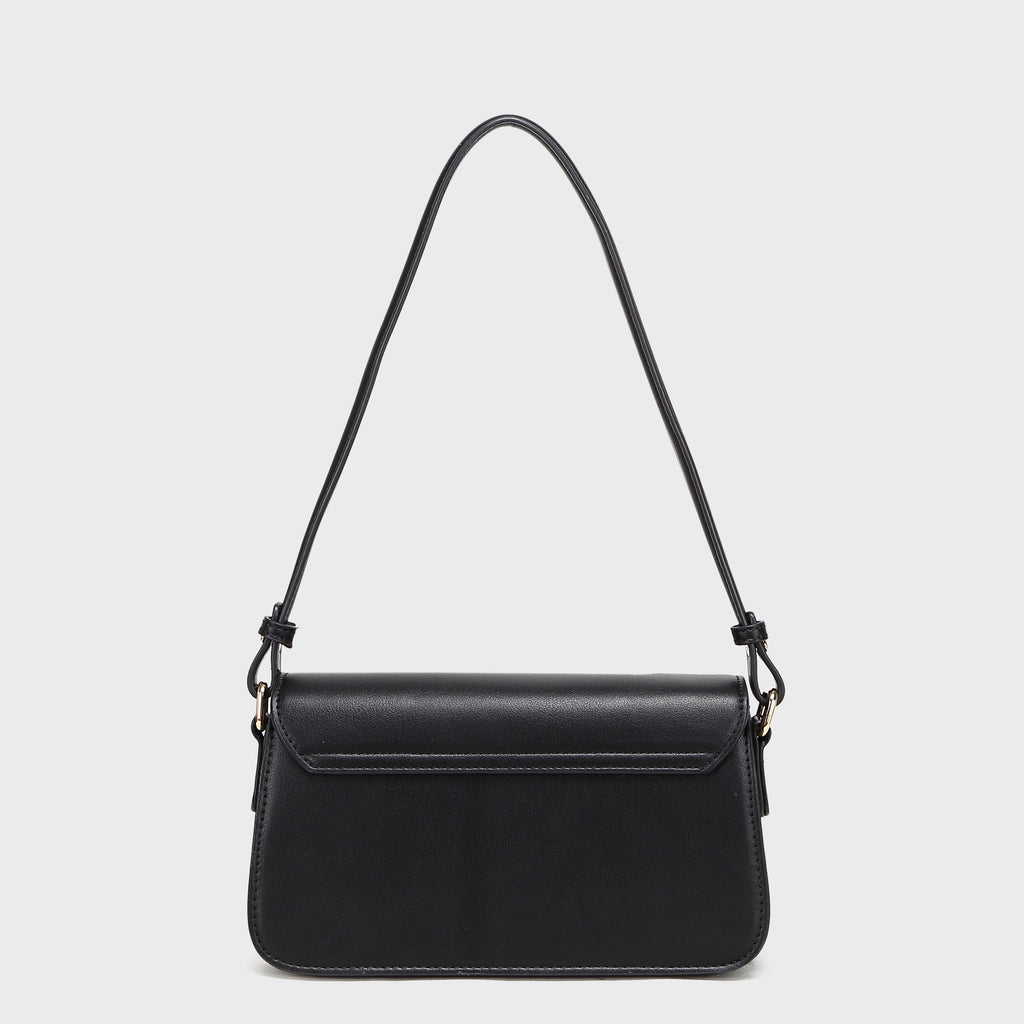 Brinelli Linea Shoulder Crossbody Bag Black