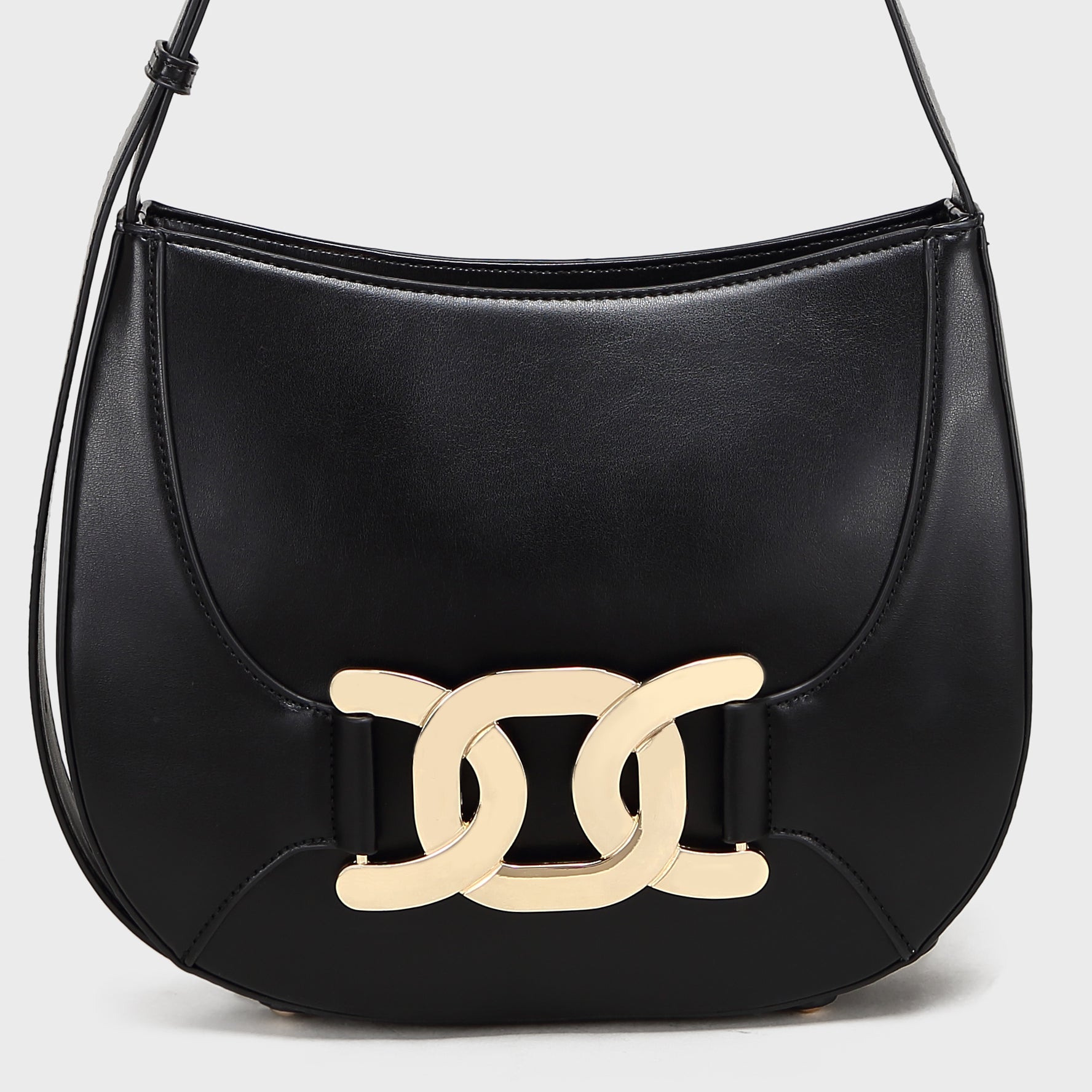 Brinelli Artemis Shoulder Hobo Bag Black