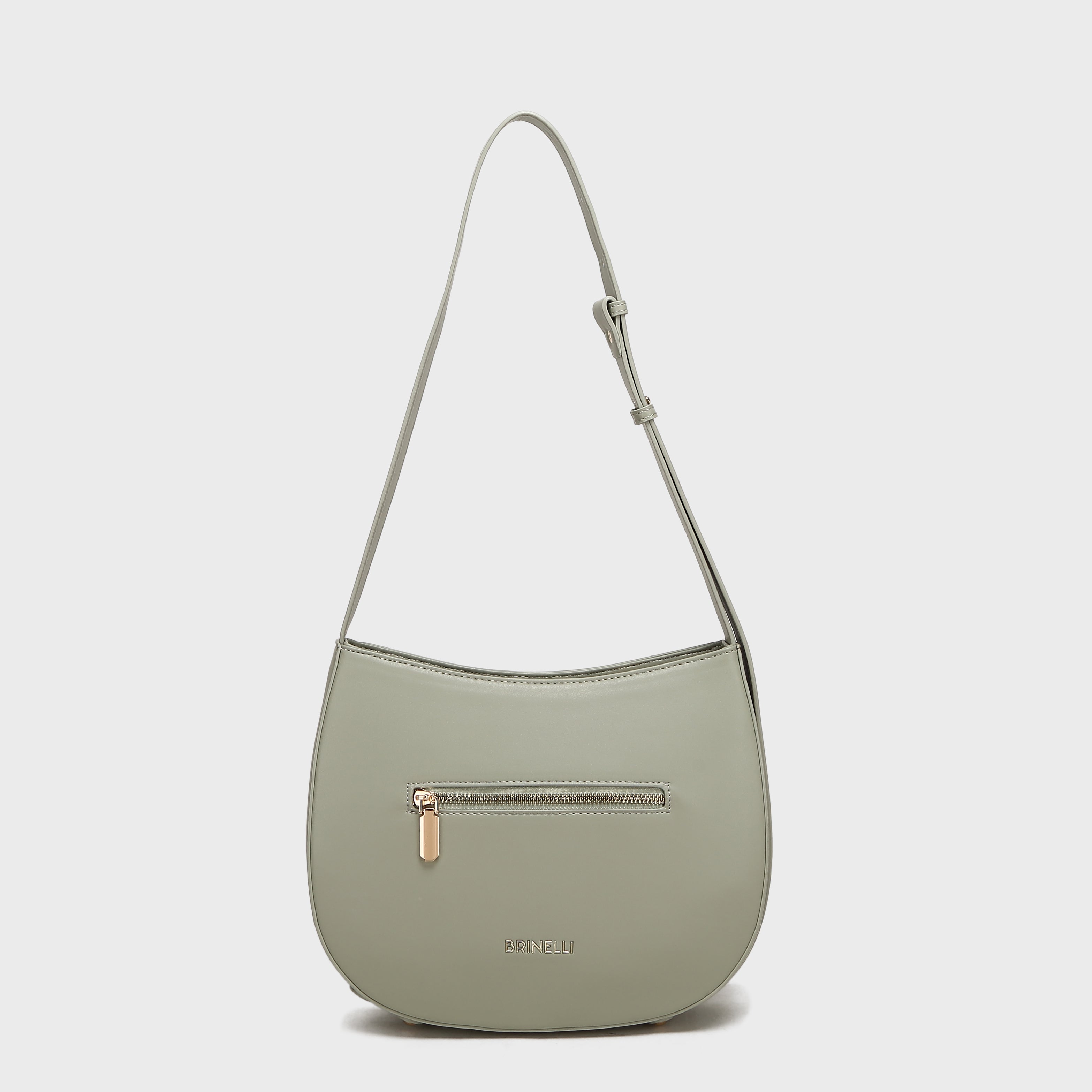 Brinelli Artemis Shoulder Hobo Bag Mint Green