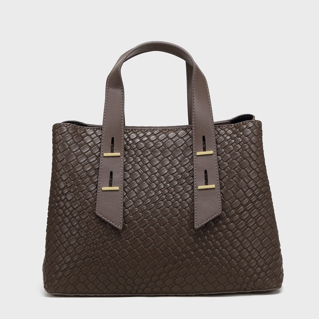 Brinelli Serenity Satchel Tote Bag Taupe