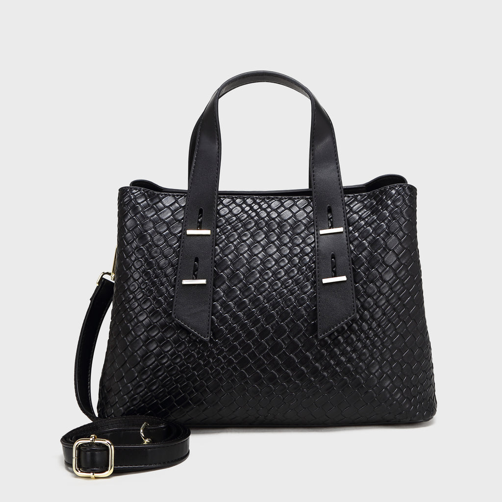 Brinelli Serenity Satchel Tote Bag Black