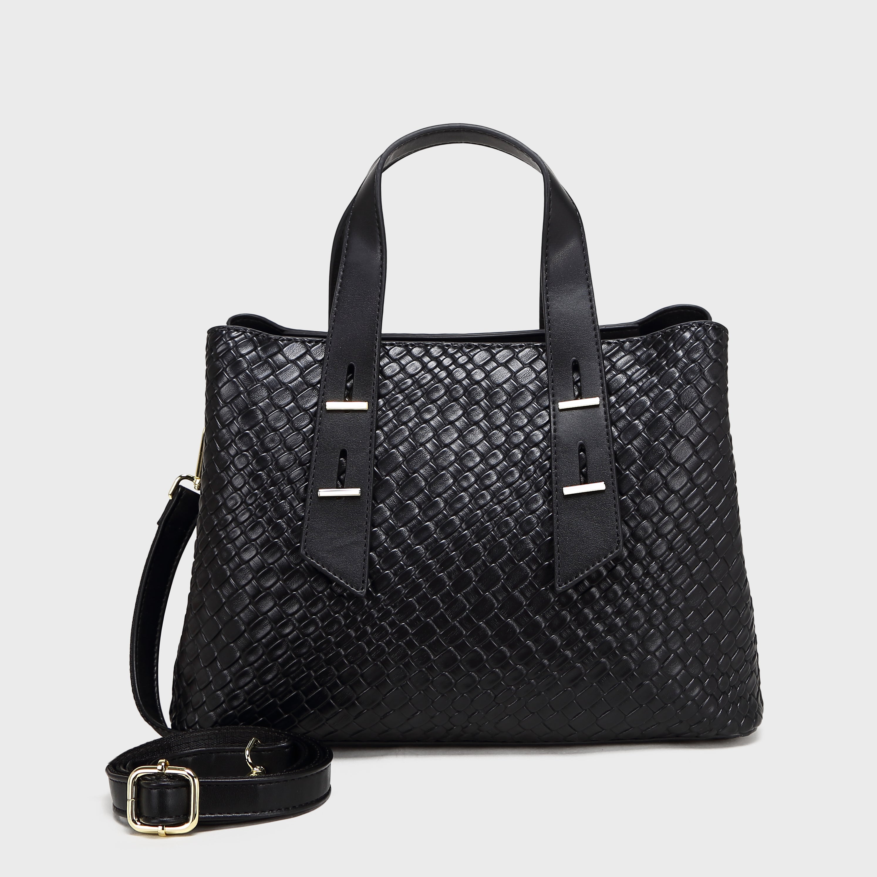 Brinelli Serenity Satchel Tote Bag Black