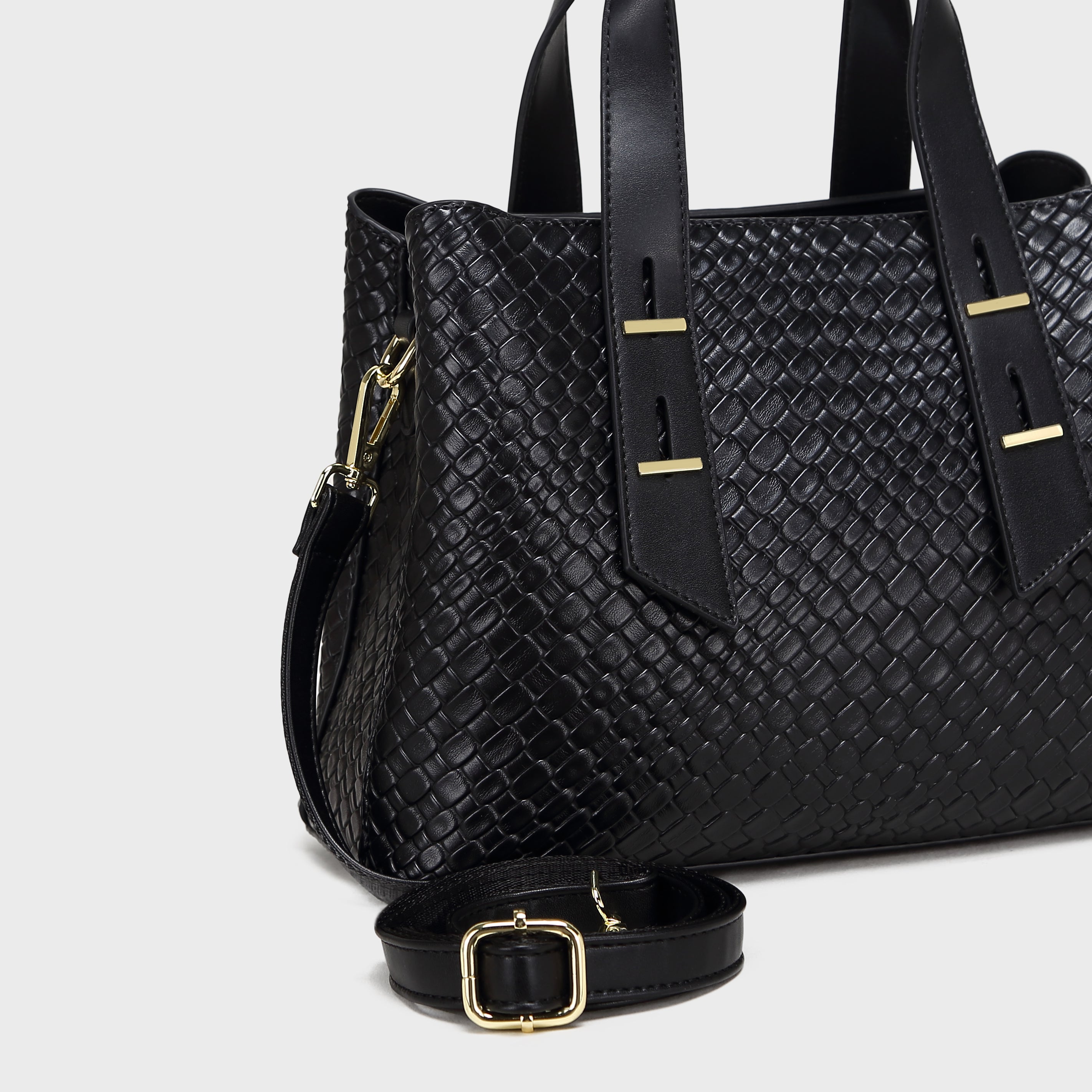 Brinelli Serenity Satchel Tote Bag Black