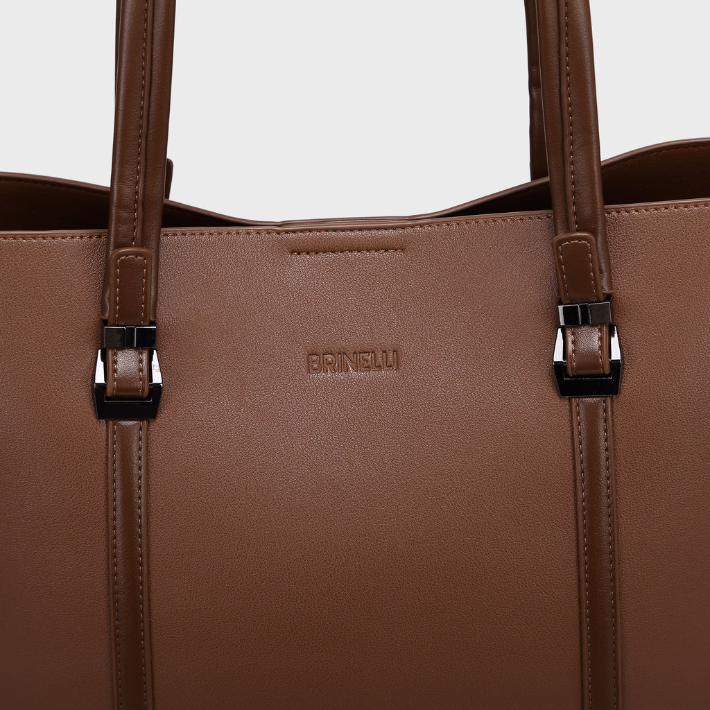 Brinelli Classic Tote Bag Chocolate Brown