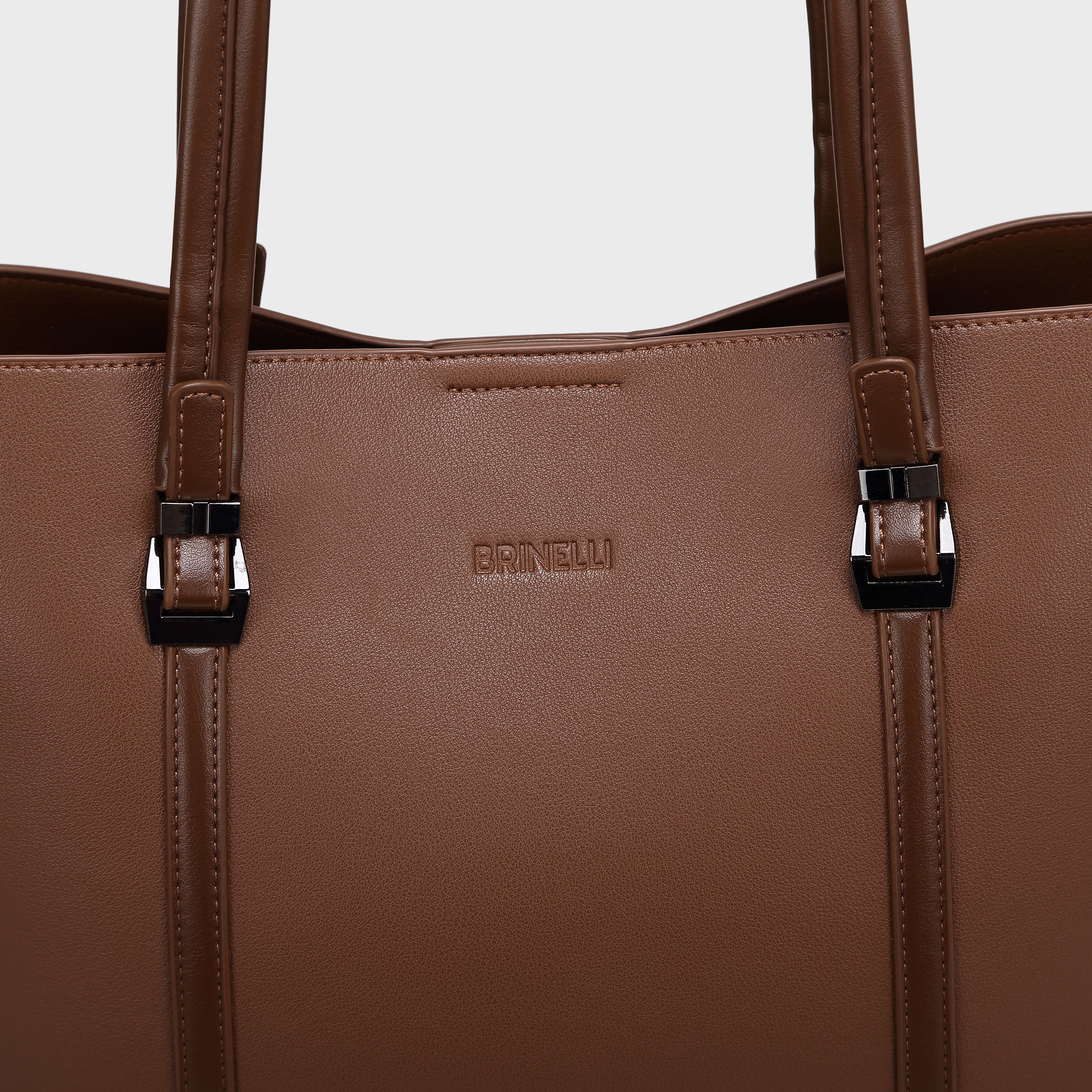 Brinelli Classic Tote Bag Chocolate Brown