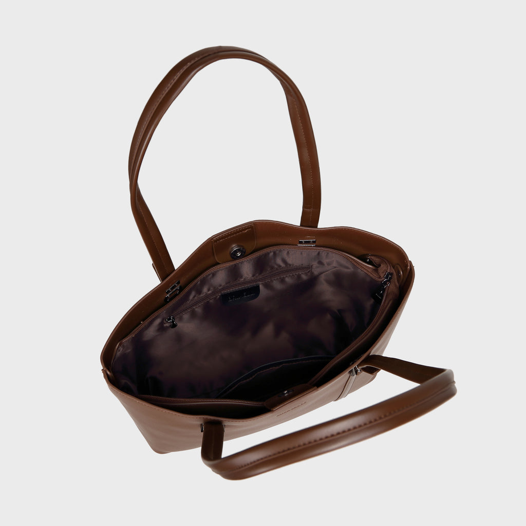 Brinelli Classic Tote Bag Chocolate Brown