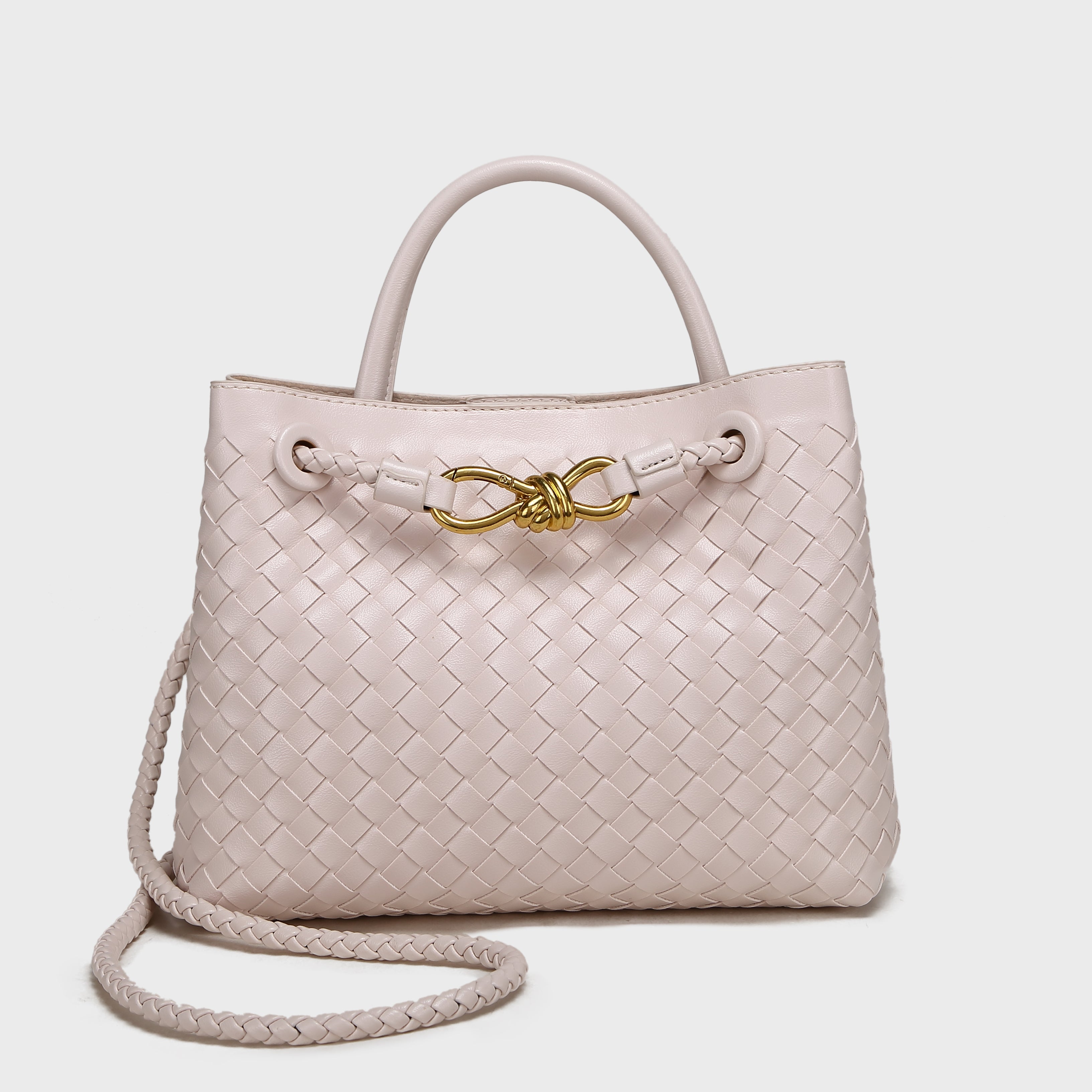 Brinelli Bowknot Satchel style Tote Beige