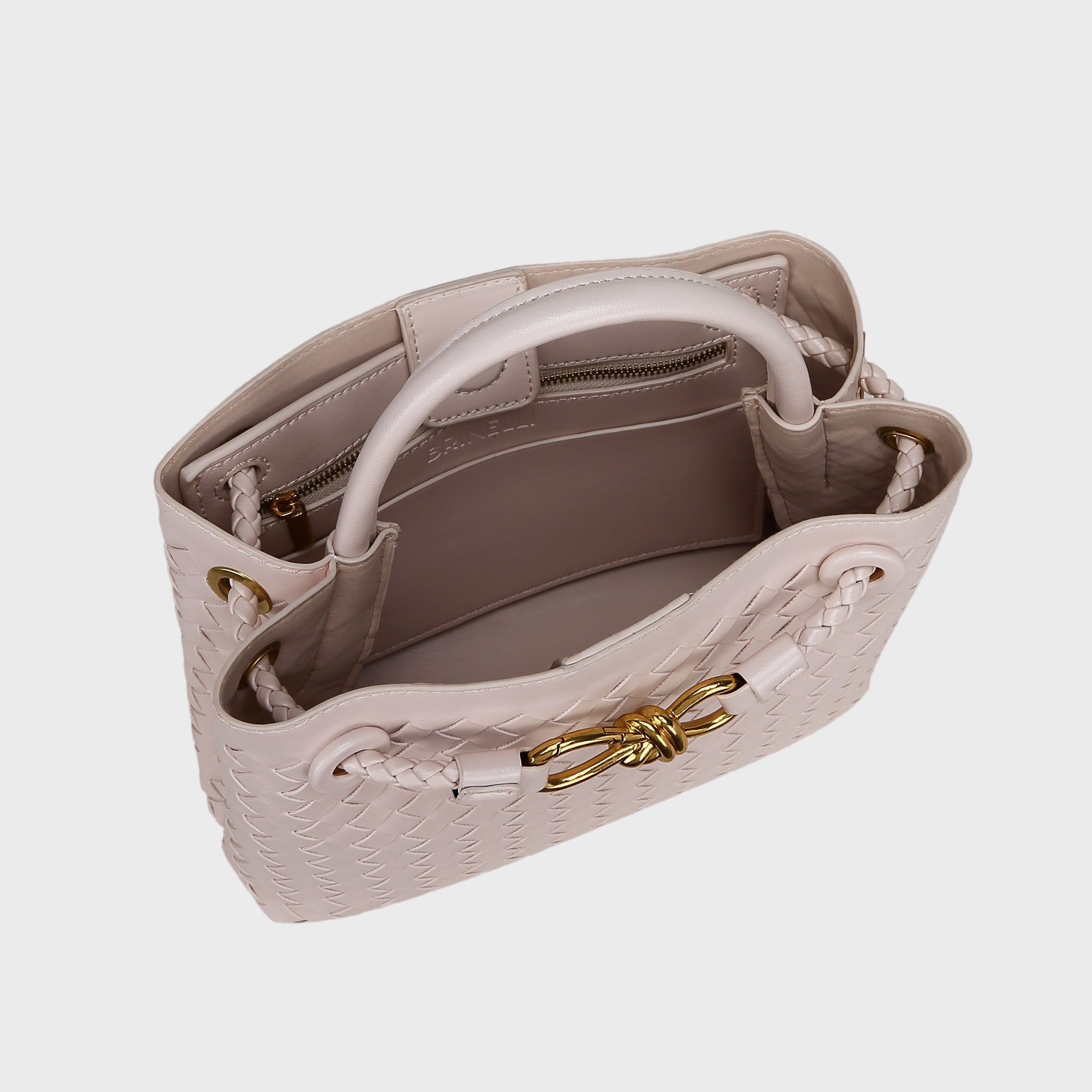 Brinelli Bowknot Satchel style Tote Beige