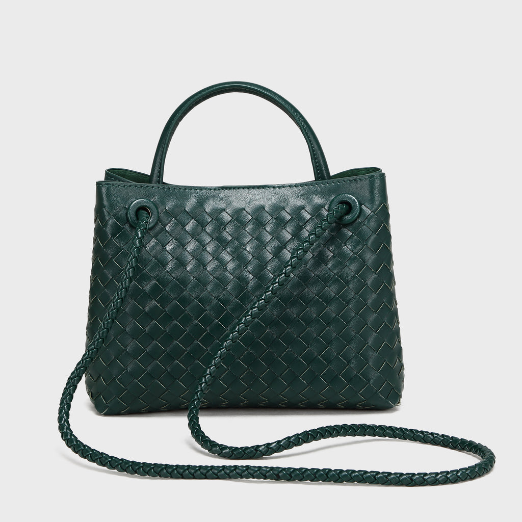 Brinelli Bowknot Satchel Style Tote Green