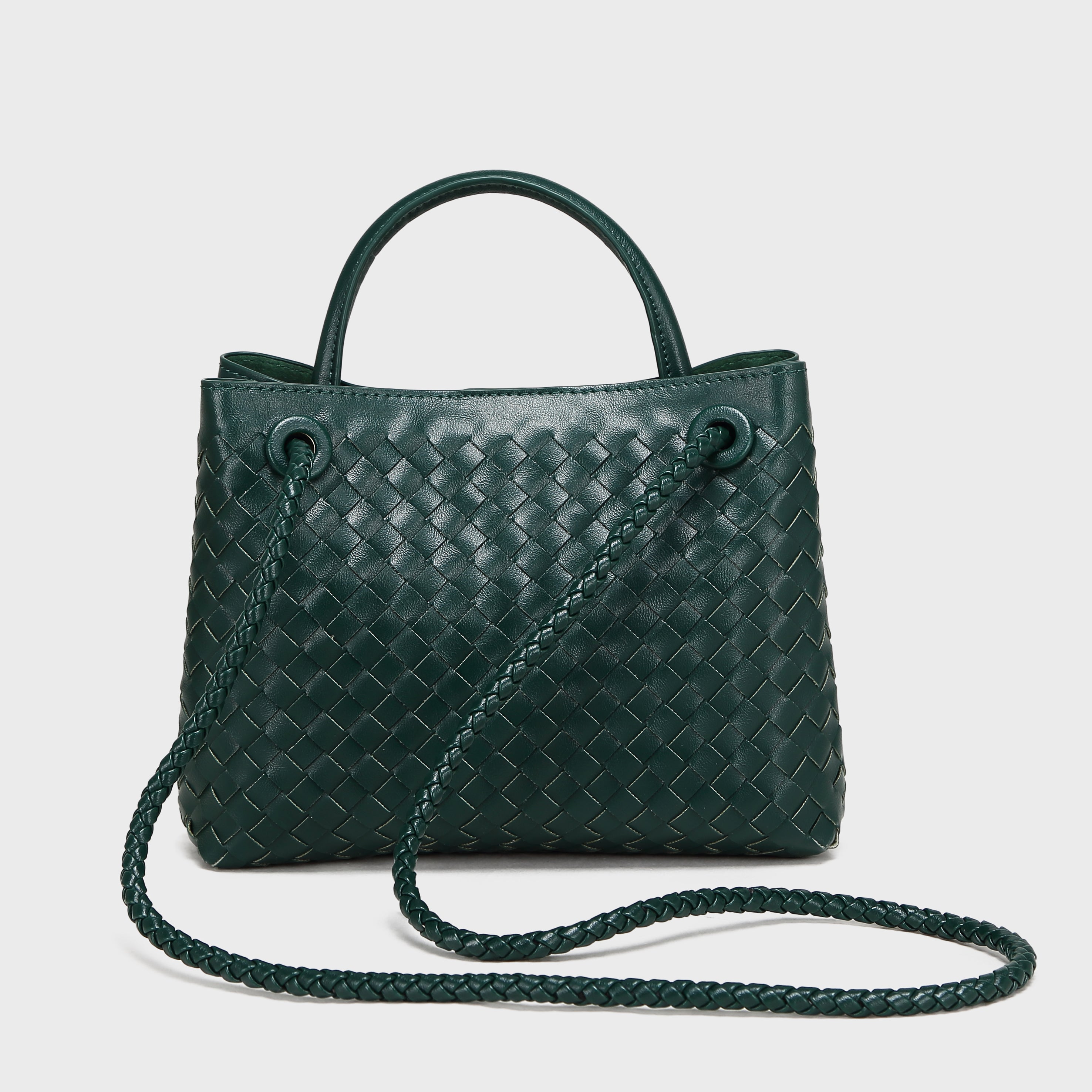 Brinelli Bowknot Satchel Style Tote Green