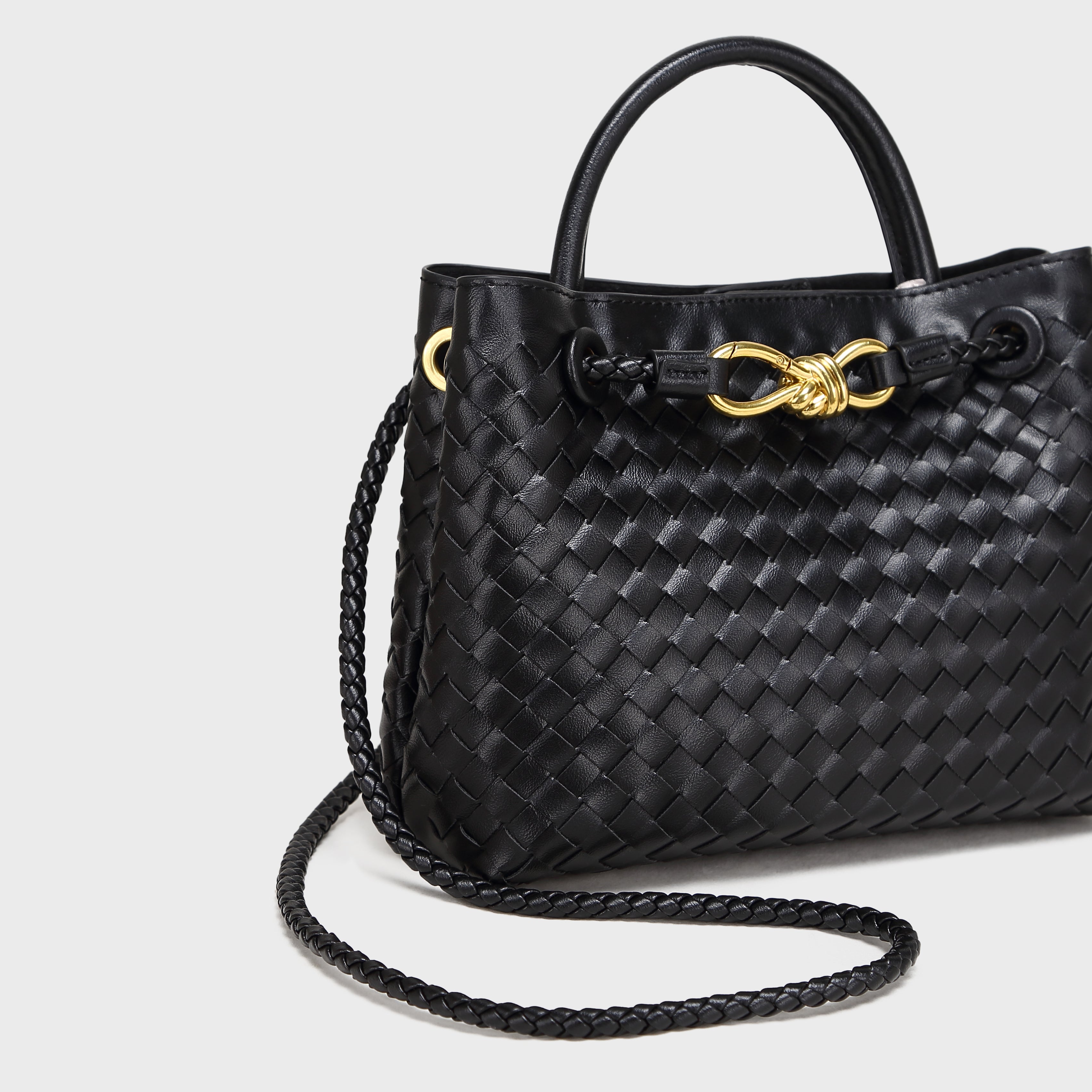 Brinelli Bowknot Satchel Style Tote Black