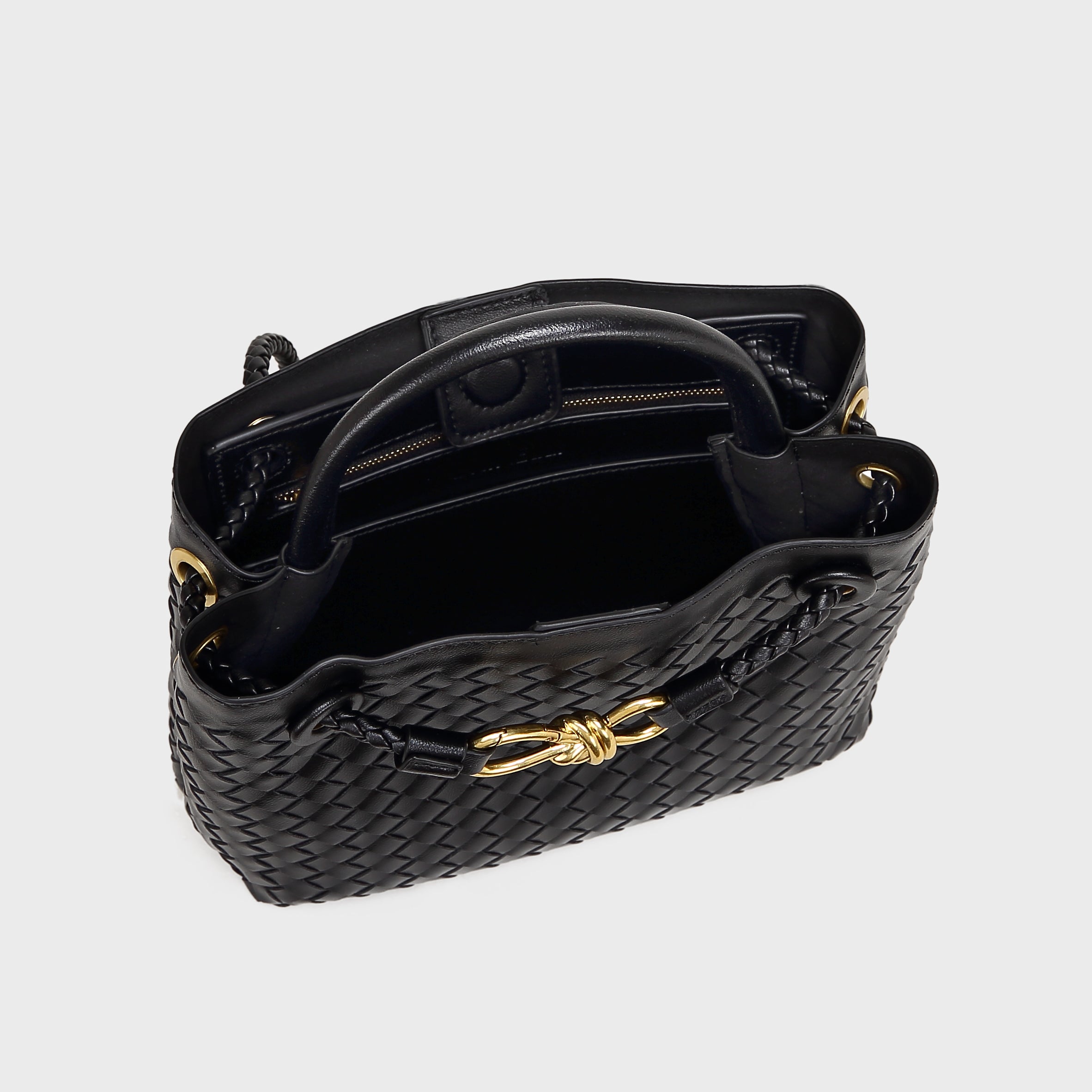 Brinelli Bowknot Satchel Style Tote Black