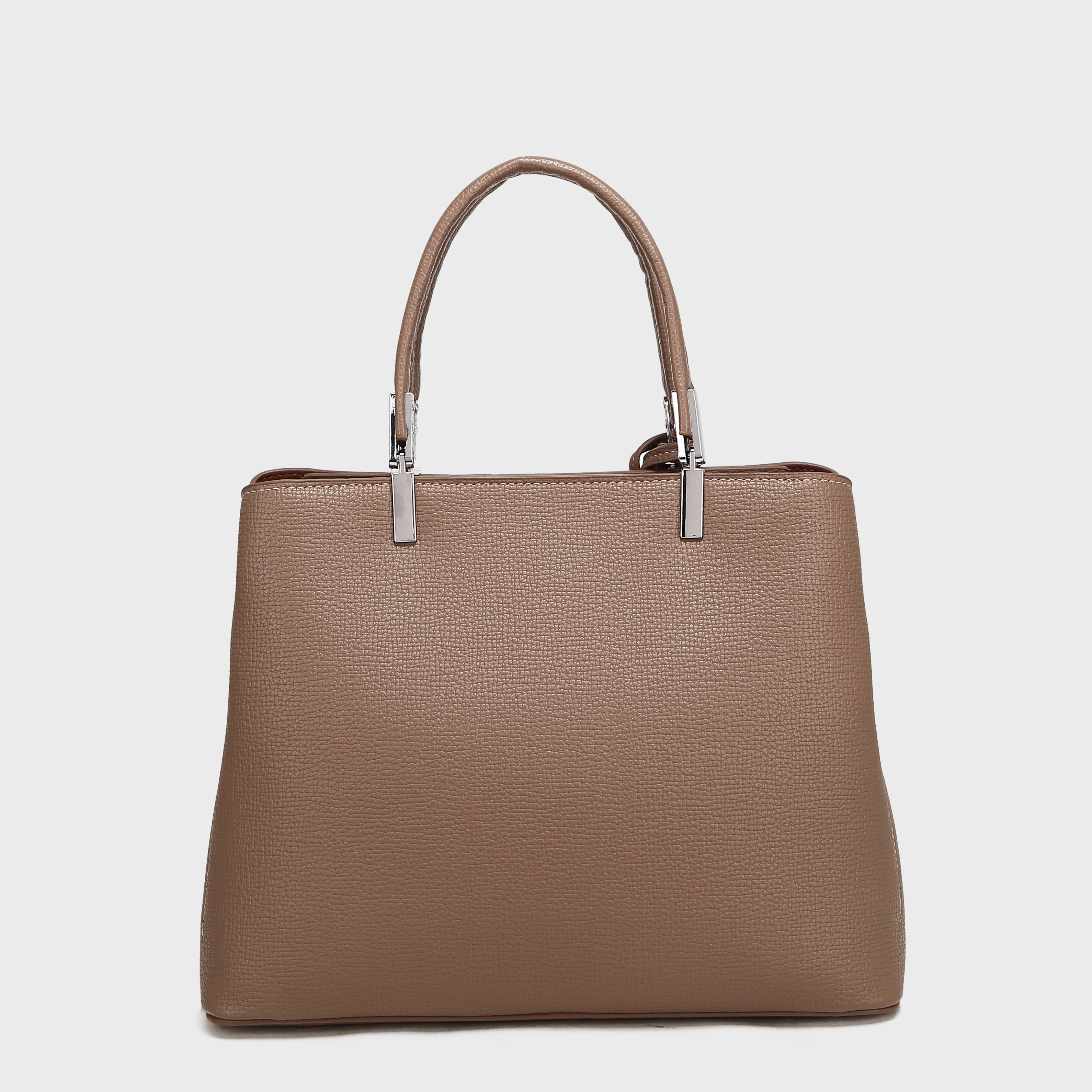 Brinelli Top Handle Tote Bag Brown