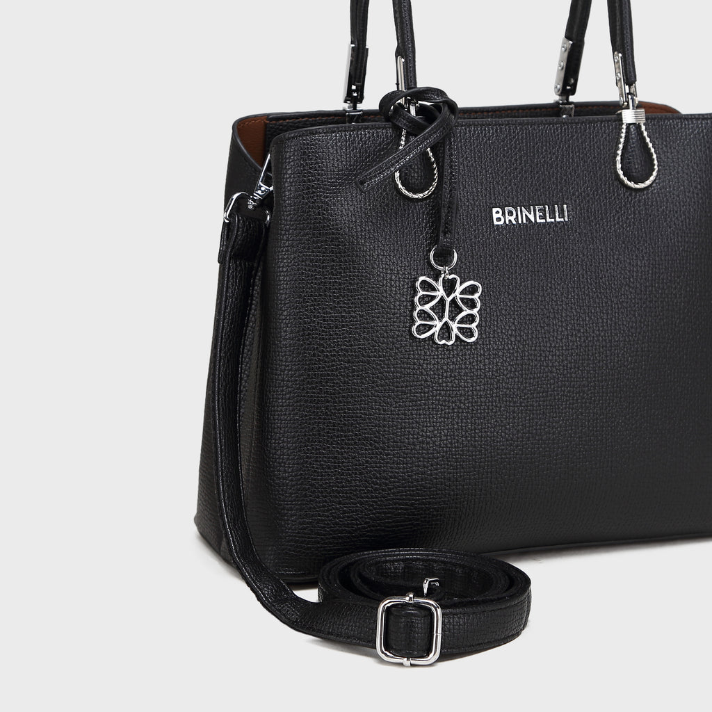 Brinelli Top Handle Tote Bag Black
