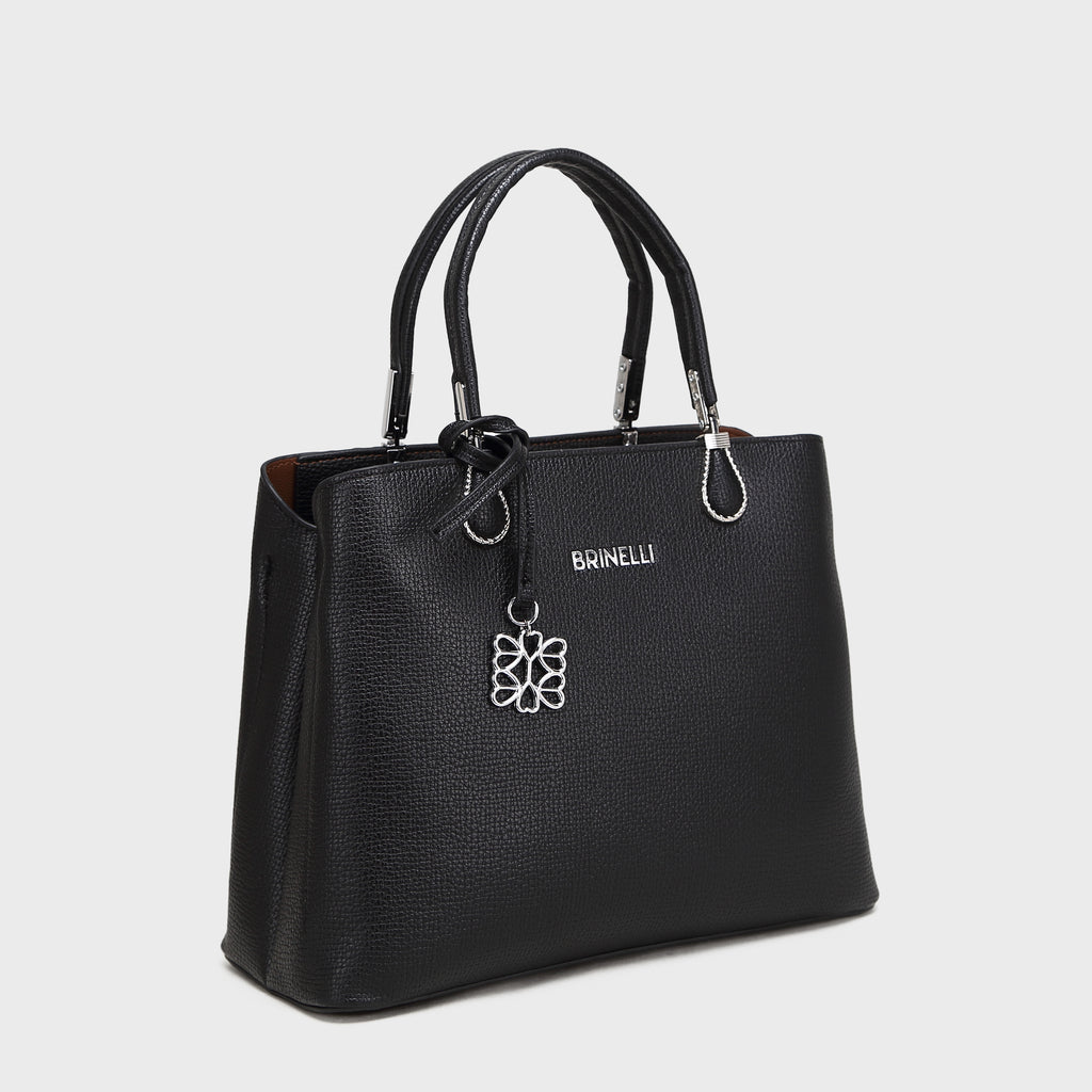 Brinelli Top Handle Tote Bag Black