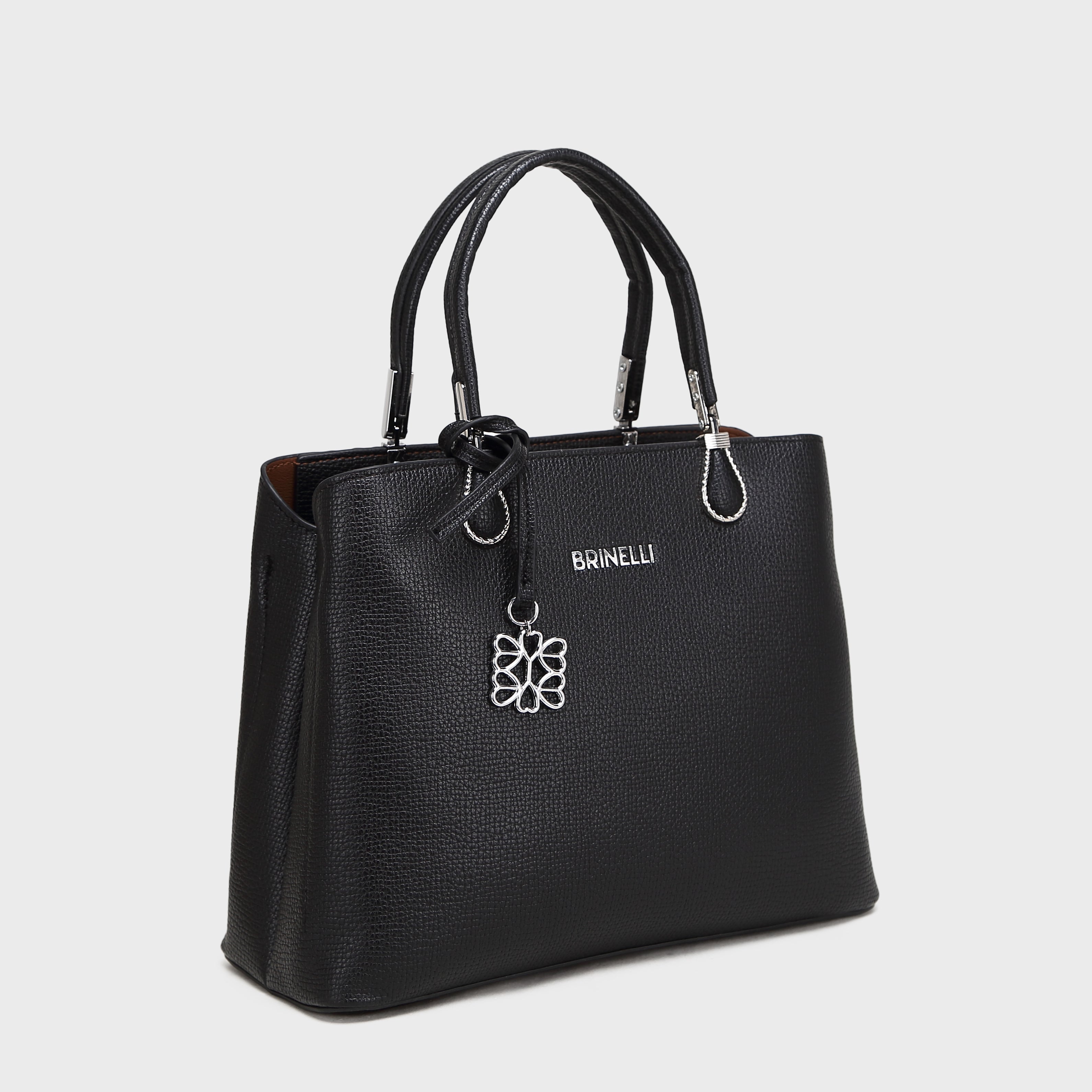 Brinelli Top Handle Tote Bag Black