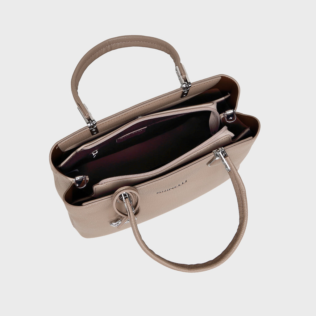 Brinelli Top Handle Tote Bag Beige & tan