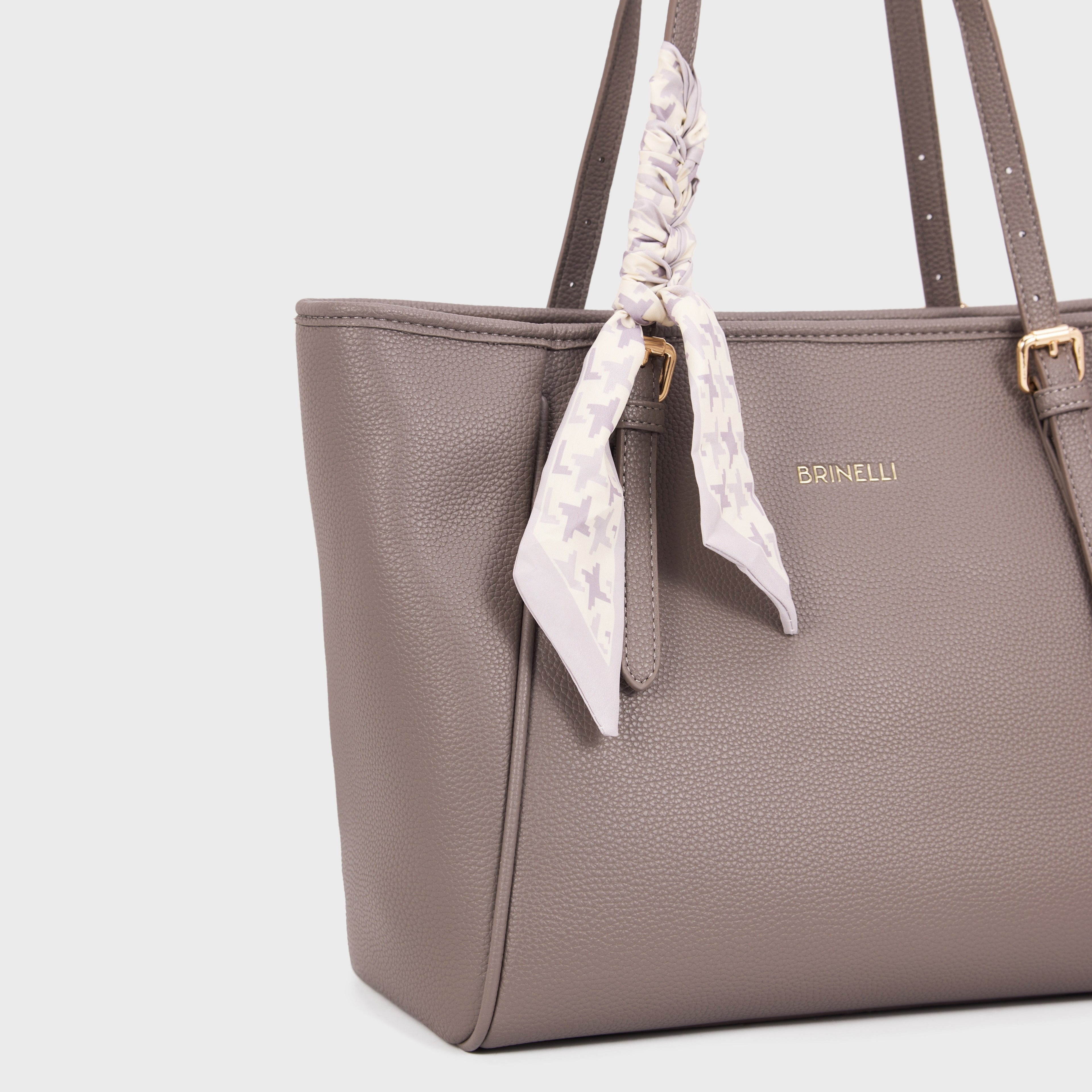 Brinelli Cityscape Tote Bag Mushroom