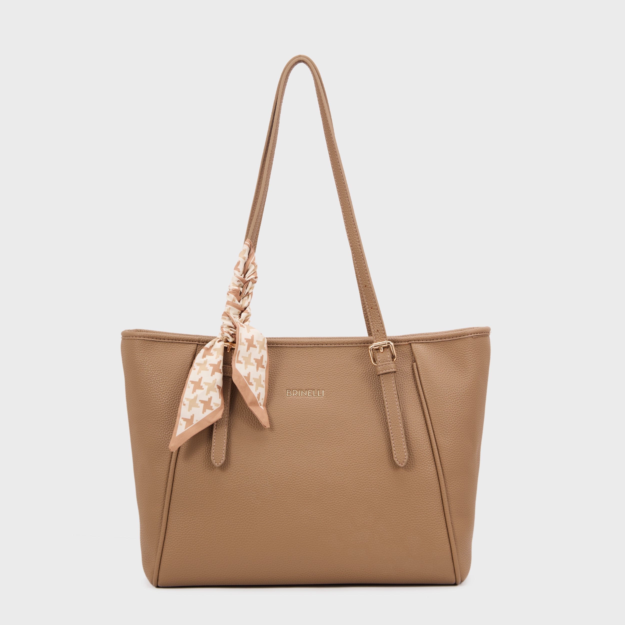 Brinelli Cityscape Tote Bag Beige