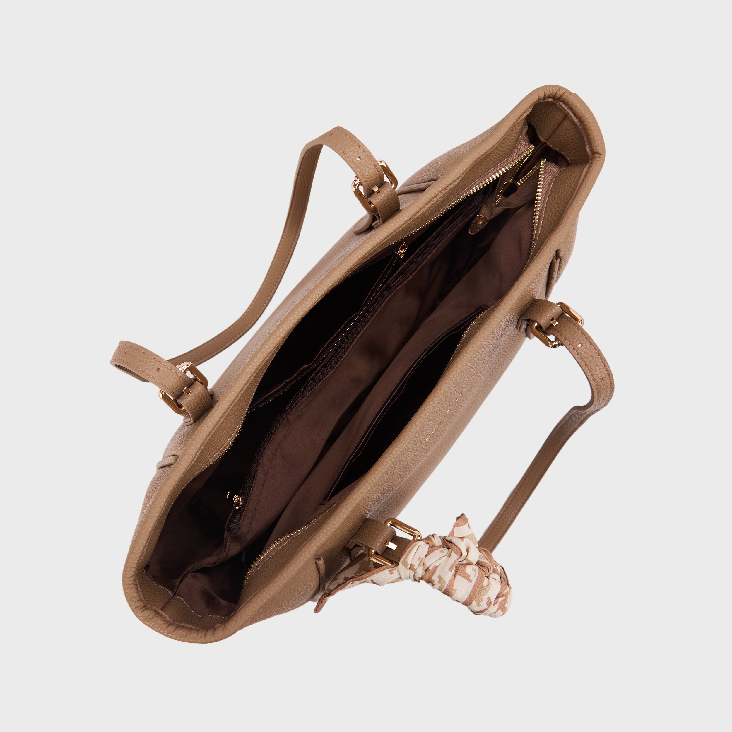 Brinelli Cityscape Tote Bag Beige